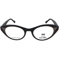Originale Morel Women's Eyeglasses - Black/Red Acetate Cat Eye Frame | 90031C NN16 ,