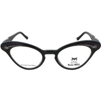 Originale Morel Women's Eyeglasses - Black/Violet Cat Eye Acetate Frame | 90030C NN13 ,