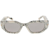 Philipp Plein Women's Sunglasses - Ivory Acetate Geometric Frame | SPP066M 09YL ,