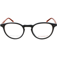 Red Morel Women's Eyeglasses - Red/Black Acetate Oval Frame | PERRY 90016C NR09 ,