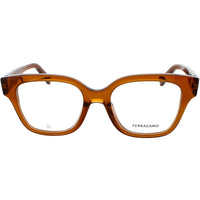 Salvatore Ferragamo Women's Eyeglasses - Transparent Caramel Frame | SF2952N 261 ,