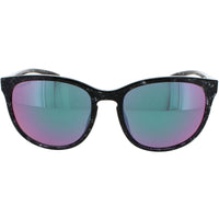 Smith Women's Sunglasses - Black Marble Plastic Oval Frame | LAKE SHASTA 0GBY/DF ,