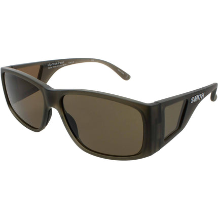 Smith Men's Sunglasses - Matte Moss Crystal Rectangular Frame | MONROE PEAK 0B59/L7 ,