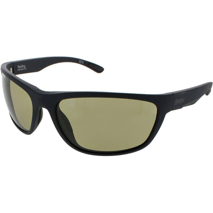 Smith Unisex Sunglasses - Matte Black Acetate Wraparound Frame | REDDING 0003/L5 ,