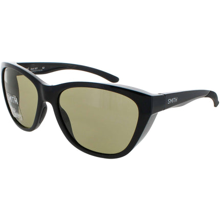 Smith Unisex Sunglasses - Black Plastic Full Rim Cat Eye Frame | SHOAL 0807/L5 ,