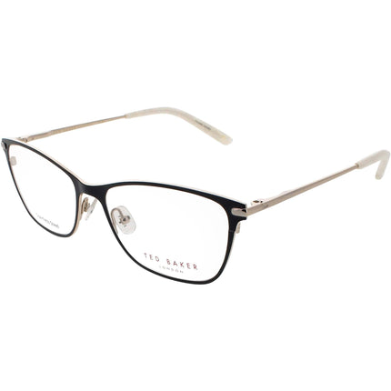 Ted Baker Women's Eyeglasses - Navy Metal Full Rim Cat Eye Frame | B239 NAV ,