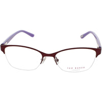 Ted Baker Women's Eyeglasses - Burgundy Metal/Plastic Cat Eye Frame | B718 BUR ,