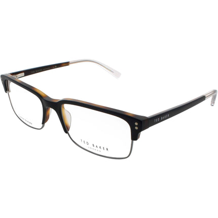 Ted Baker Men's Eyeglasses - Black Tortoise Metal/Plastic Full Rim Frame | TM506 BLK ,