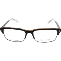 Ted Baker Men's Eyeglasses - Black Tortoise Metal/Plastic Full Rim Frame | TM506 BLK ,