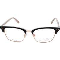 Ted Baker Women's Eyeglasses - Black Metal/Plastic Rectangular Frame | TPW005 BLK ,