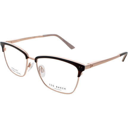 Ted Baker Women's Eyeglasses - Havana Blush Metal Cat Eye Frame | TW502 HAV ,