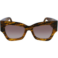 Victoria Beckham Women's Sunglasses - Brown Acetate Cat Eye Frame | VB662S 736 ,