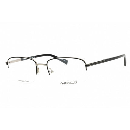 Adensco Men's Eyeglasses - Matte Ruthenium Metal Rectangular Frame | AD 131 0R81 00 ,