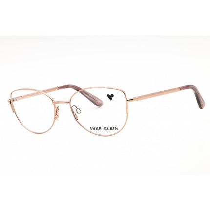 Anne Klein Women's Eyeglasses - Rose Gold Metal Cat Eye Full Rim Frame | AK5085 780 ,