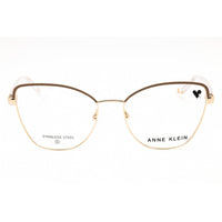 Anne Klein Women's Eyeglasses - Gold Metal Cat Eye Full Rim 53mm Frame | AK5112 710 ,