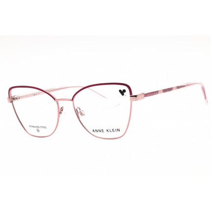 Anne Klein Women's Eyeglasses - Rose Gold Metal Cat Eye Full Rim Frame | AK5112 771 ,