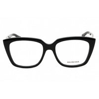 Balenciaga Women's Eyeglasses - Black Acetate Cat Eye Full Rim Frame | BB0062O 001 ,