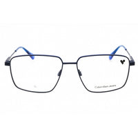 Calvin Klein Jeans Men's Eyeglasses - Blue Metal Square Full Rim Frame | CKJ23203 400 ,