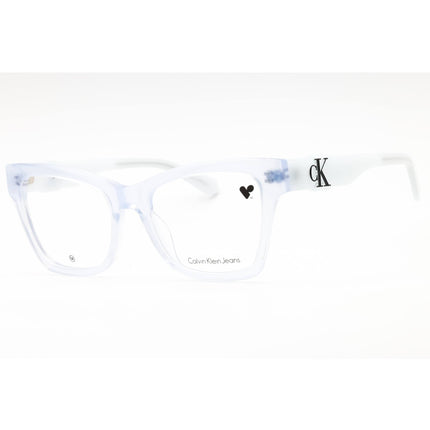 Calvin Klein Jeans Women's Eyeglasses - White Acetate Cat Eye Full Rim | CKJ23646 100 ,