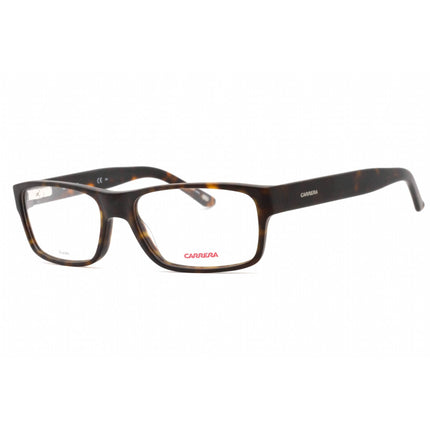 Carrera Men's Eyeglasses - Dark Havana Plastic Rectangular Full Rim | Ca 6180 0086 00 ,