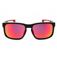 Carrera Men's Sunglasses - Black Red Plastic Square Full Rim | CARDUC 001/S 0OIT UZ ,