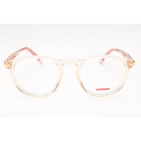 Carrera Men's Eyeglasses - Transparent Peach Pink Plastic Round | CARRERA 287 0HAM 00 ,