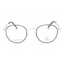 Carrera Men's Eyeglasses - Black Gold Metal Round Full Rim Frame | CARRERA 307 02M2 00 ,