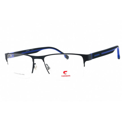 Carrera Men's Eyeglasses - Matte Navy Blue Rectangular Half Rim | CARRERA 8893 0FLL 00 ,