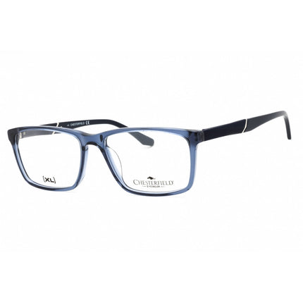 Chesterfield Men's Eyeglasses - Blue Crystal Plastic Rectangular | CH 66XL 0OXZ 00 ,