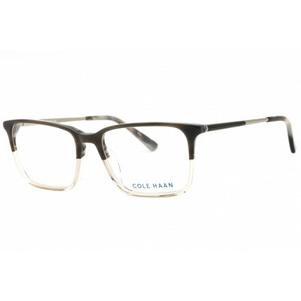 Cole Haan Men's Eyeglasses - Smoke Horn Acetate Square Full Rim Frame | CH4043 036 ,
