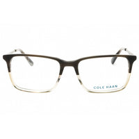 Cole Haan Men's Eyeglasses - Smoke Horn Acetate Square Full Rim Frame | CH4043 036 ,