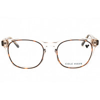 Cole Haan Unisex Eyeglasses - Taupe Crystal Acetate Square Full Rim Frame | CH4500 272 ,