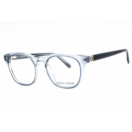 Cole Haan Unisex Eyeglasses - Blue Crystal Acetate Square Full Rim Frame | CH4500 416 ,