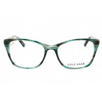 Cole Haan Women's Eyeglasses - Teal Horn Acetate Cat Eye Full Rim Frame | CH5049 420 ,