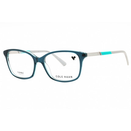 Cole Haan Women's Eyeglasses - Teal Crystal Acetate Cat Eye Shape Frame | CH5052 316 ,