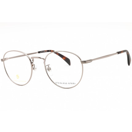 David Beckham Men's Eyeglasses - Ruthenium Metal Round Shape Frame | DB 1015 06LB 00 ,