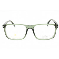 David Beckham Men's Eyeglasses - Green Plastic Rectangular Full Rim | DB 1020 01ED 00 ,