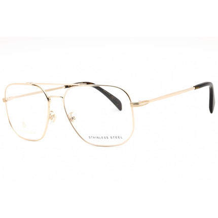 David Beckham Men's Eyeglasses - Gold Metal Aviator Full Rim Frame | DB 1096 0J5G 00 ,
