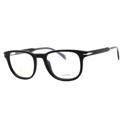 David Beckham Men's Eyeglasses - Black Grey Plastic Square Full Rim | DB 1123 008A 00 ,