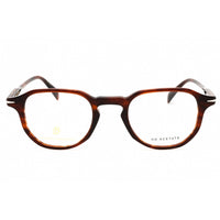 David Beckham Men's Eyeglasses - Brown Horn Plastic geometric Frame | DB 1140 0EX4 00 ,
