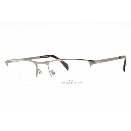 David Beckham Men's Eyeglasses - Matte Ruthenium Rectangular Frame | DB 7034 0R81 00 ,