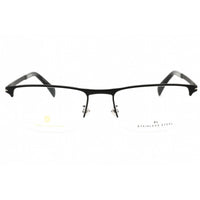 David Beckham Men's Eyeglasses - Matte Black Metal Rectangular Frame | DB 7034 0003 00 ,