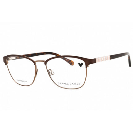 Draper James Women's Eyeglasses - Brown Metal Cat Eye Full Rim Frame | DJ5003 201 ,