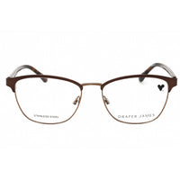 Draper James Women's Eyeglasses - Brown Metal Cat Eye Full Rim Frame | DJ5003 201 ,