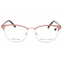 Draper James Women's Eyeglasses - Blush Metal pantos Shape Full Rim Frame | DJ5003 651 ,
