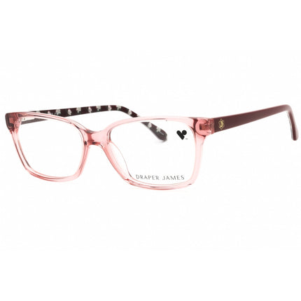 Draper James Women's Eyeglasses - Blush Acetate Rectangular Shape Frame | DJ5004 651 ,