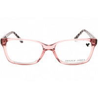 Draper James Women's Eyeglasses - Blush Acetate Rectangular Shape Frame | DJ5004 651 ,