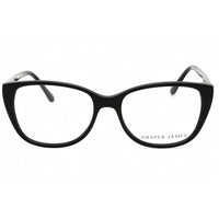 Draper James Women's Eyeglasses - Black Acetate Cat Eye Full Rim Frame | DJ5026 001 ,