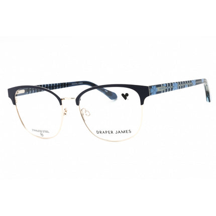 Draper James Women's Eyeglasses - Indigo Metal Cat Eye Full Rim Frame | DJ5045 414 ,