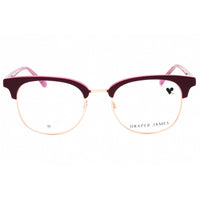 Draper James Women's Eyeglasses - Merlot Metal pantos Full Rim Frame | DJ5055 604 ,